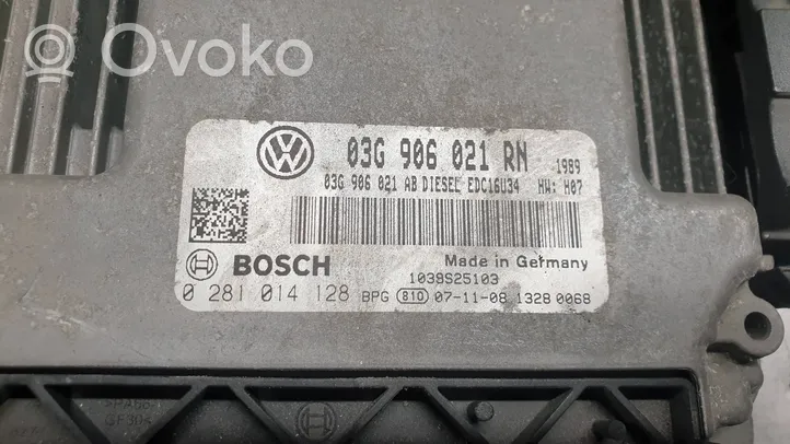 Volkswagen Touran I Sterownik / Moduł ECU 03G906021AB