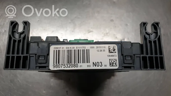 Peugeot 208 Module confort 9807532080