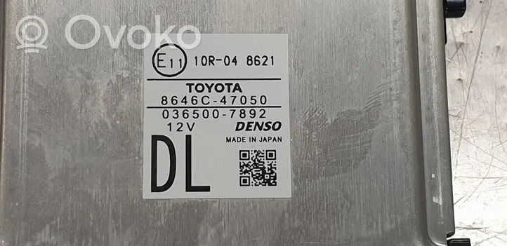 Toyota Prius+ (ZVW40) Caméra pare-brise 8646C47050