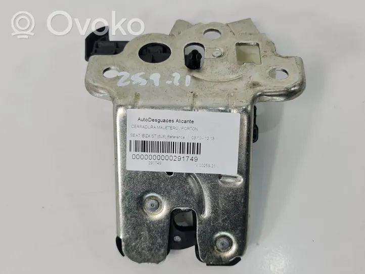 Opel Vectra B Zamek klapy tylnej bagażnika 6K9827505A