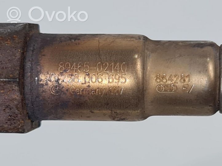 Toyota Auris E210 Sensore della sonda Lambda 8946502140