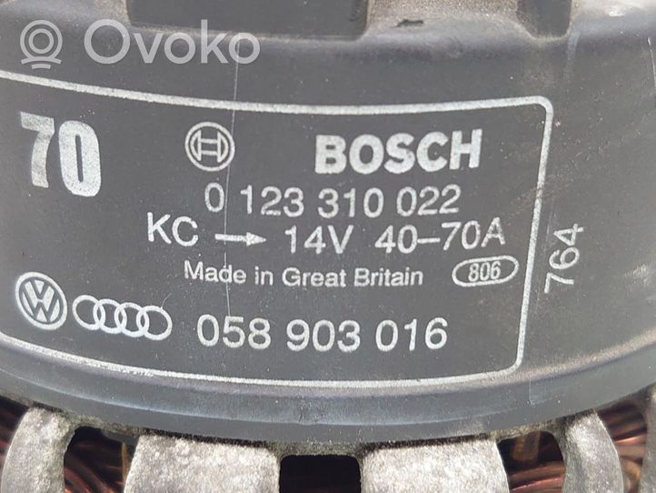 Audi Cabriolet B3 8G Alternador 0123310022