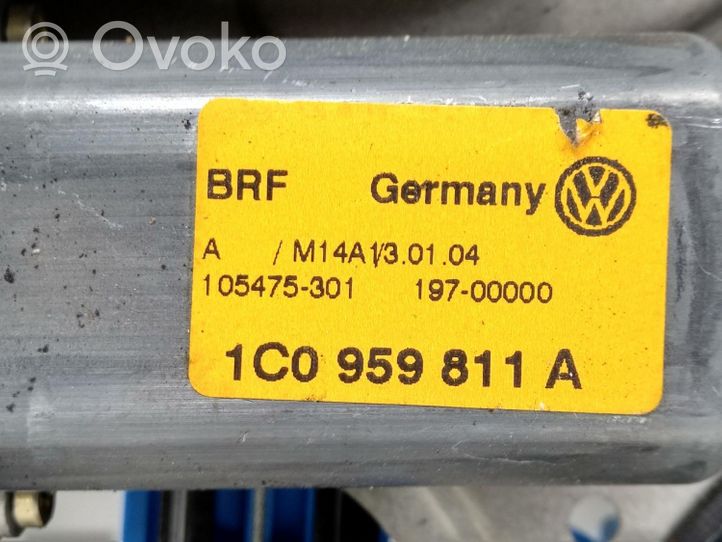 Volkswagen Bora Mécanisme lève-vitre de porte arrière avec moteur 1C0959811A