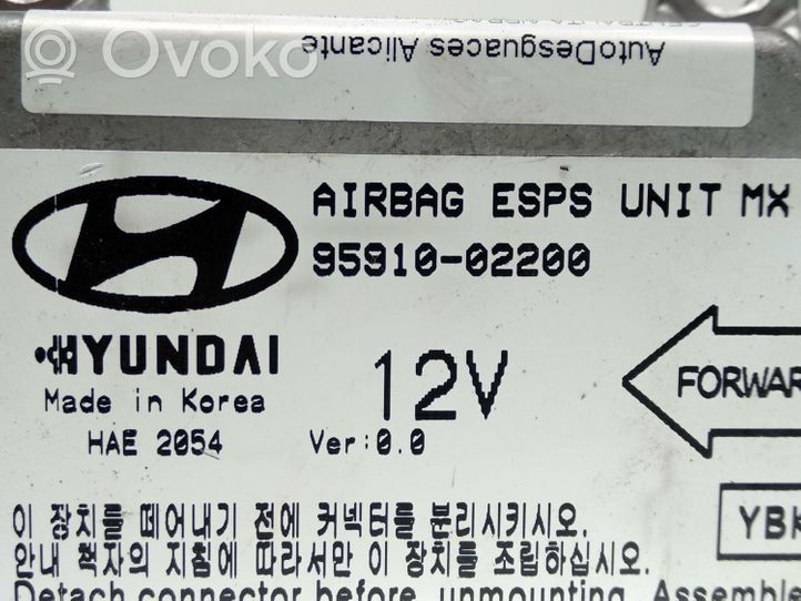 Hyundai Atos Classic Sterownik / Moduł Airbag 9591002200