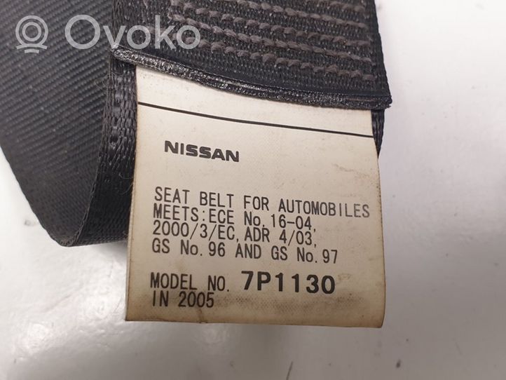 Nissan NP300 Ceinture de sécurité arrière 7P1130