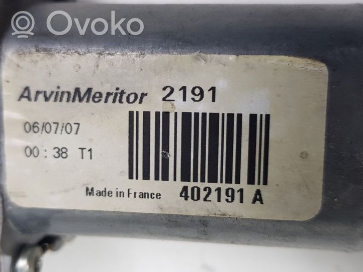 Nissan Qashqai Mécanisme lève-vitre de porte arrière avec moteur 402191A