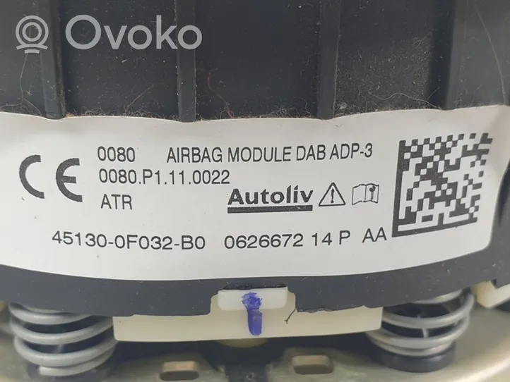 Toyota Verso Airbag dello sterzo 451300F032B0
