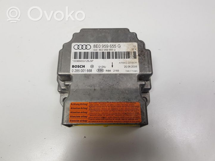 Audi A4 S4 B7 8E 8H Centralina/modulo airbag 8E0959655G