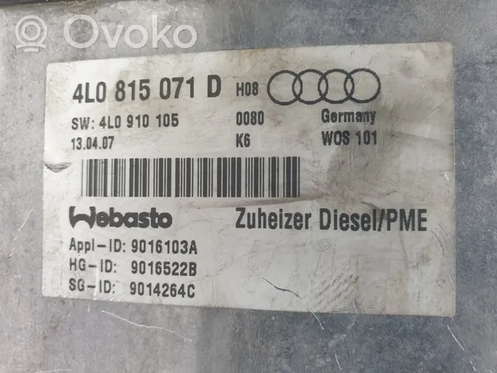 Audi Q7 4M Scatola alloggiamento climatizzatore riscaldamento abitacolo assemblata 4L0815071D