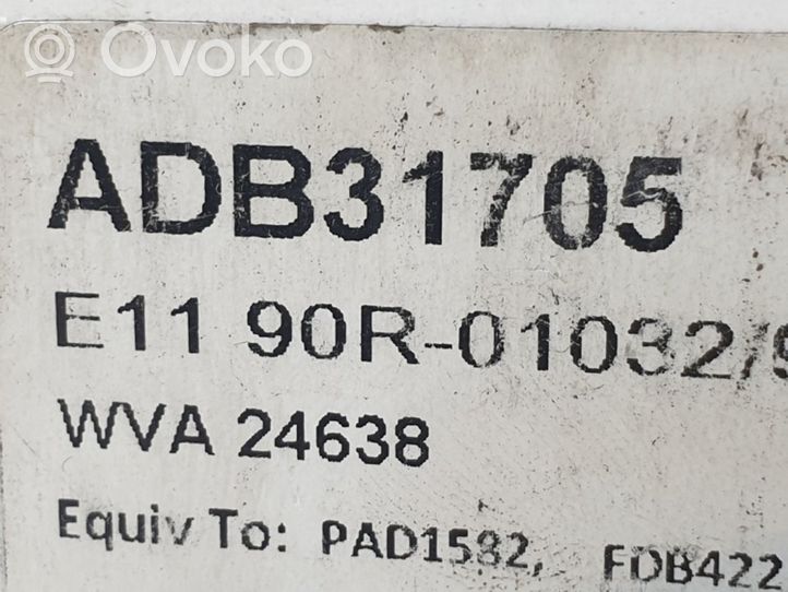 Honda CR-V Klocki hamulcowe tylne ADB31705