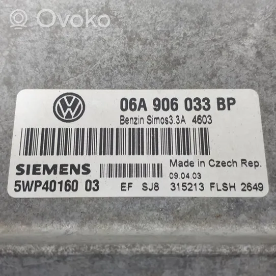 Volkswagen New Beetle Sterownik / Moduł ECU 06A906033BP