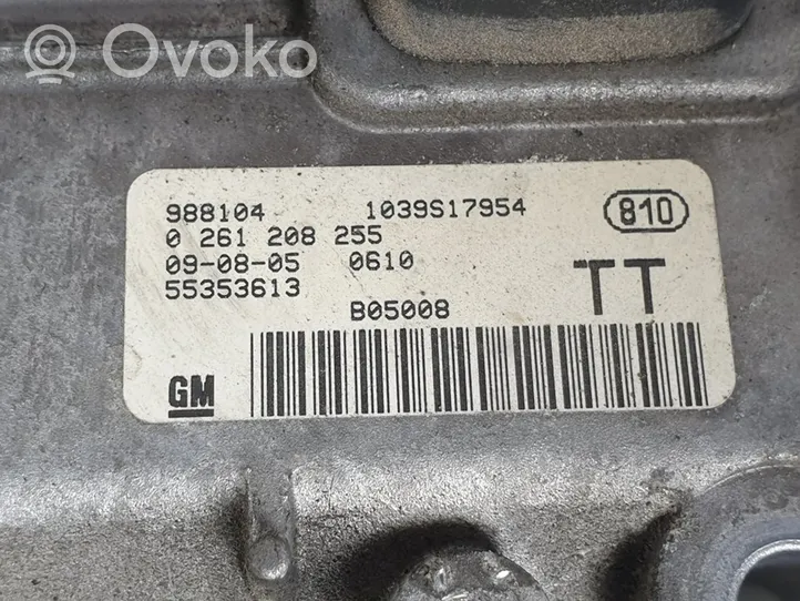 Opel Meriva A Calculateur moteur ECU 0261208255