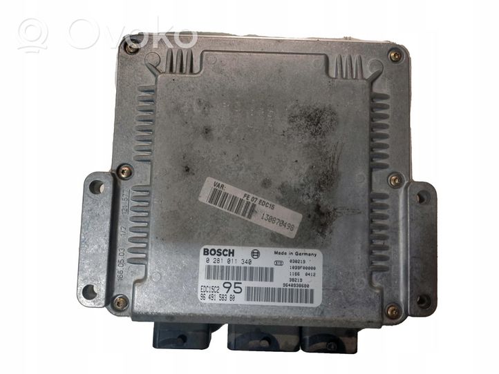 Citroen C5 X Unité de commande, module ECU de moteur 0281011340