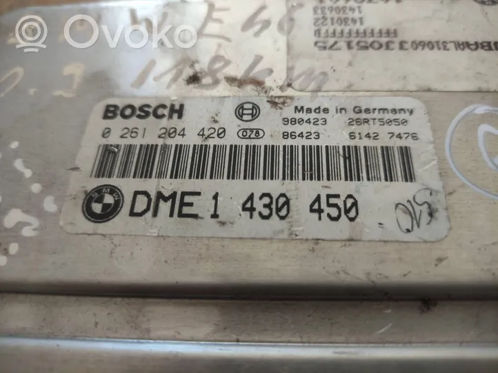 BMW 1 E81 E87 Komputer / Sterownik ECU silnika 0261204420