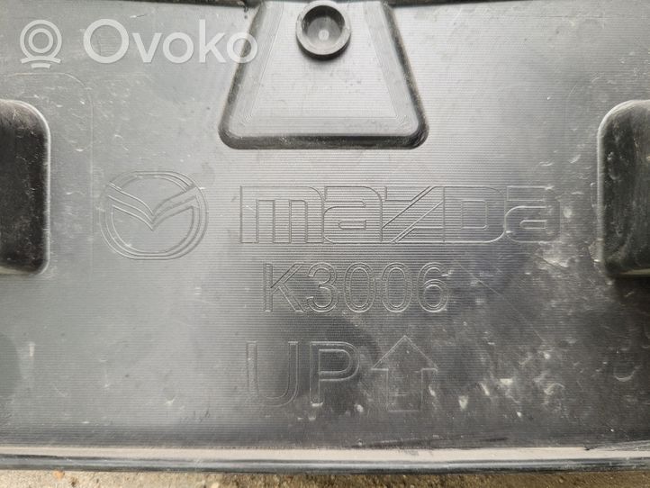 Mazda 3 III Support de plaque d'immatriculation 