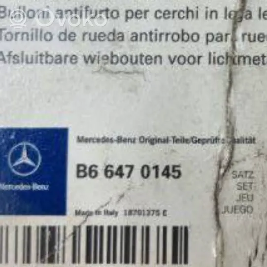 Mercedes-Benz E W211 Nakrętki i śruby B66470145
