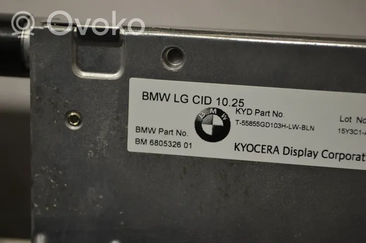 BMW 7 G11 G12 Ekranas/ displėjus/ ekraniukas 6805326