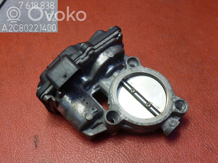 BMW 1 F20 F21 Valvola corpo farfallato elettrica 7618838