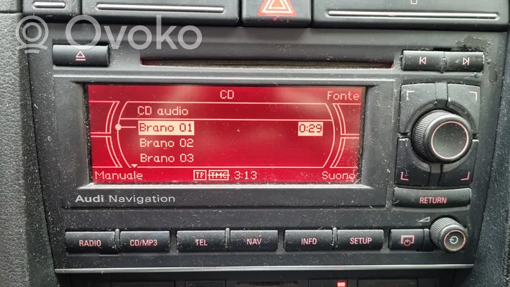 Audi A4 S4 B7 8E 8H Radio/CD/DVD/GPS-pääyksikkö 8E0035192S