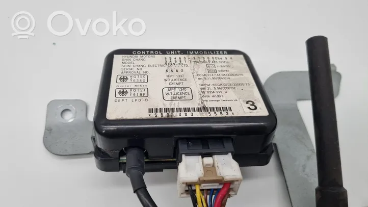 Hyundai Coupe Komputer / Sterownik ECU i komplet kluczy 3910023540