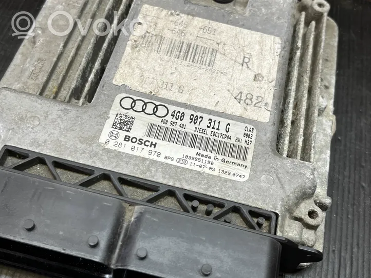 Audi A7 S7 4G Moottorin ohjainlaite/moduuli (käytetyt) 4G0907311G