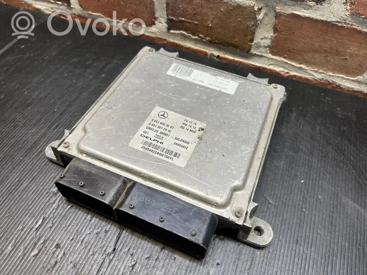 Mercedes-Benz Sprinter W906 Komputer / Sterownik ECU silnika A6519003203