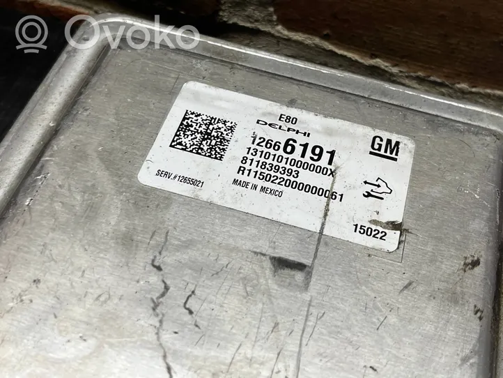 Vauxhall Corsa E Блок управления двигателем ECU 12666191