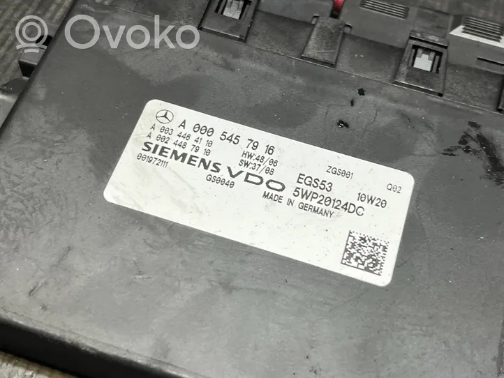 Mercedes-Benz SLK R171 Module de contrôle de boîte de vitesses ECU A0005457916