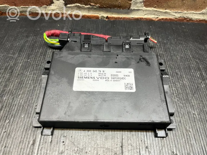 Mercedes-Benz SLK R171 Module de contrôle de boîte de vitesses ECU A0005457916