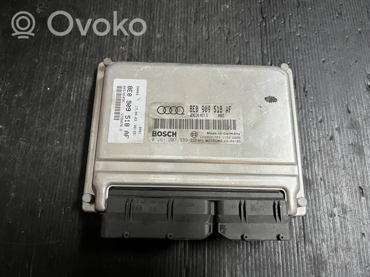 Audi A4 S4 B6 8E 8H Sterownik / Moduł ECU 8E0909518AF