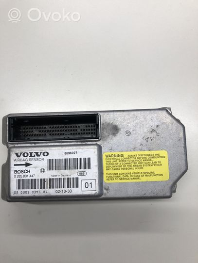 Volvo XC90 Oro pagalvių valdymo blokas 8696027