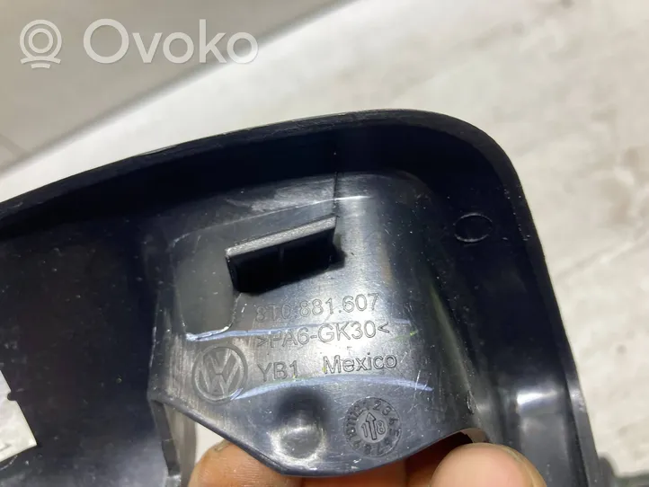 Volkswagen Beetle A5 Sēdekļa regulatoru dekoratīvā apdare 8T0881607