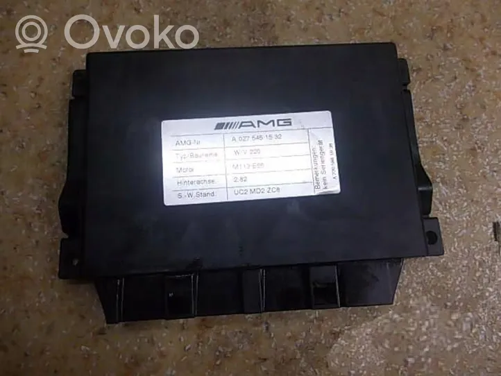 Mercedes-Benz S W220 Sterownik / Moduł ECU A0275451532