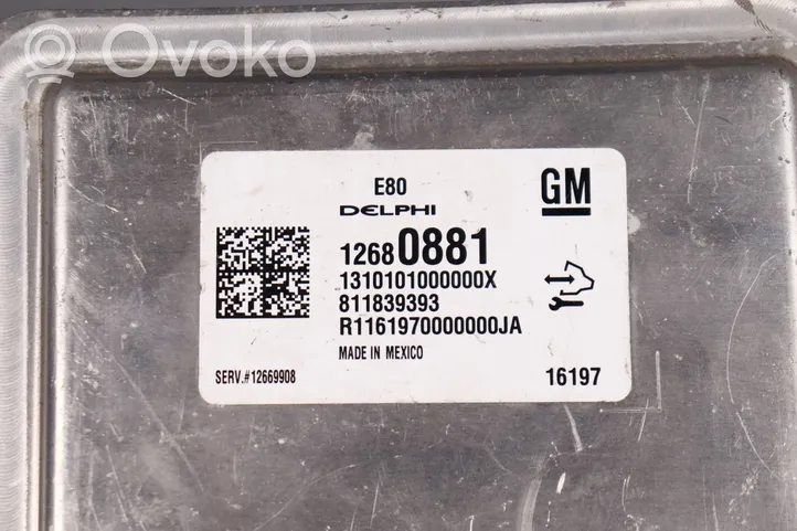 Opel Astra K Kit calculateur ECU et verrouillage 12680881