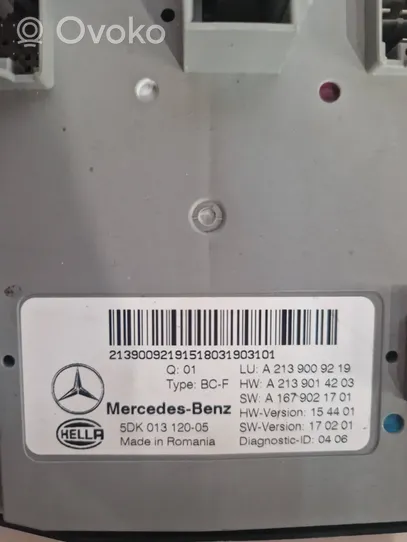 Mercedes-Benz E W213 Jednostka sterowania SAM A2120900040