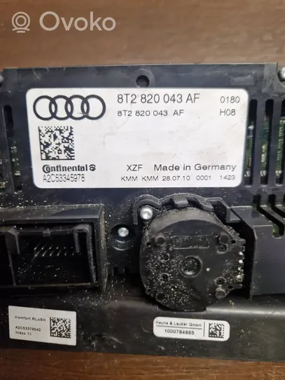 Audi Q5 SQ5 Centralina del climatizzatore 8T2820043AF