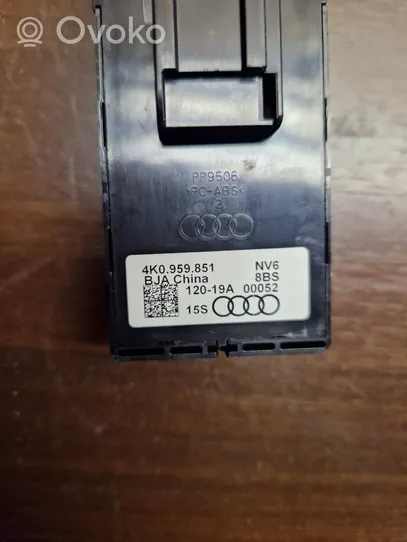 Audi A6 S6 C8 4K Electric window control switch 4K0959851