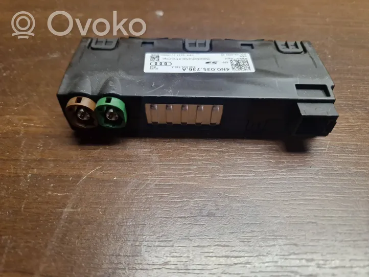 Audi A4 S4 B9 8W USB-pistokeliitin 4N0035736A