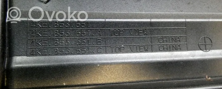 Audi e-tron Etupuskurin ylempi jäähdytinsäleikkö 22008899