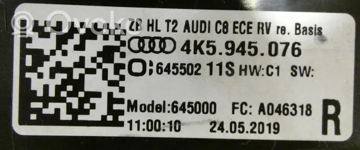 Audi A6 S6 C8 4K Takavalosarja 4K5945076