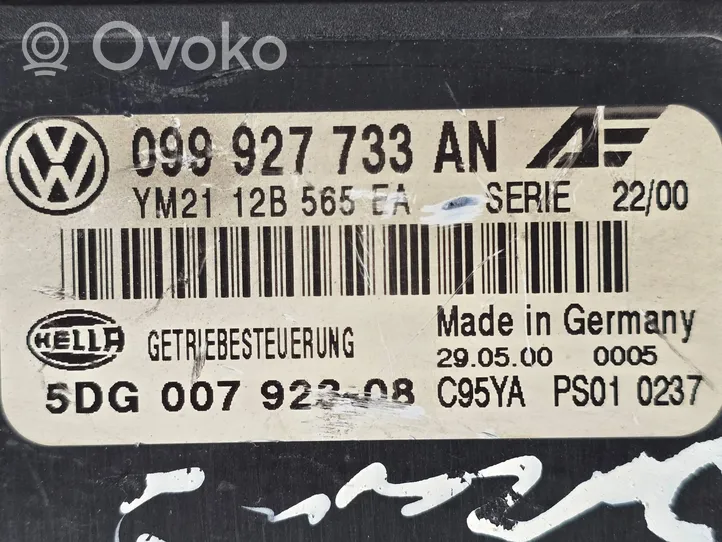 Volkswagen Sharan Gearbox control unit/module 099927733AN