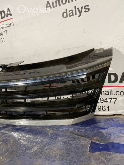 Volkswagen Phaeton Maskownica / Grill / Atrapa górna chłodnicy 3D0853651AF