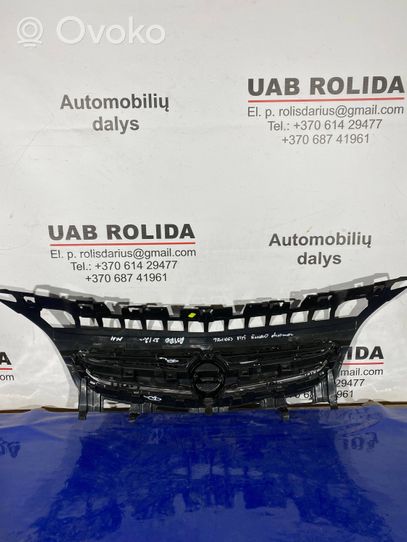 Opel Astra J Griglia superiore del radiatore paraurti anteriore 13368851