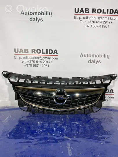 Opel Astra J Griglia superiore del radiatore paraurti anteriore 