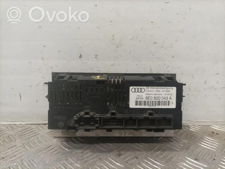 Audi A4 Allroad Air conditioner control unit module 8E0820043AC