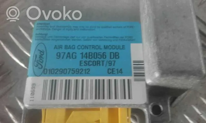 Ford Escort Sterownik / Moduł Airbag 1053104