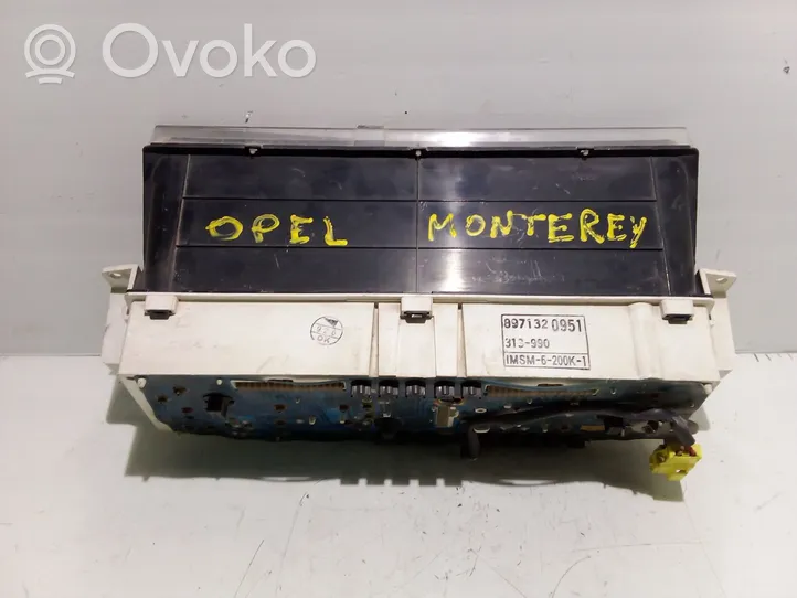 Opel Monterey Compteur de vitesse tableau de bord 8971320951