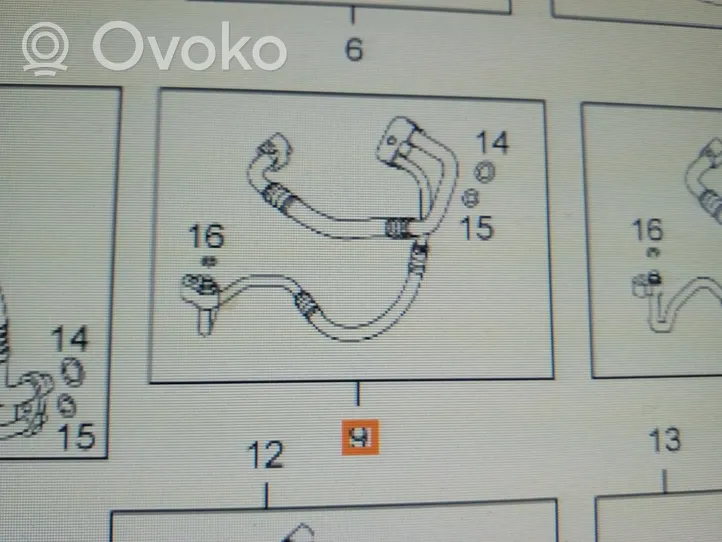 Opel Astra G Tubo flessibile condotto refrigerante 6850328