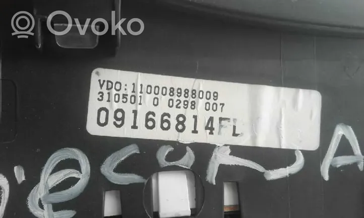 Opel Corsa A Licznik / Prędkościomierz 09166814FL