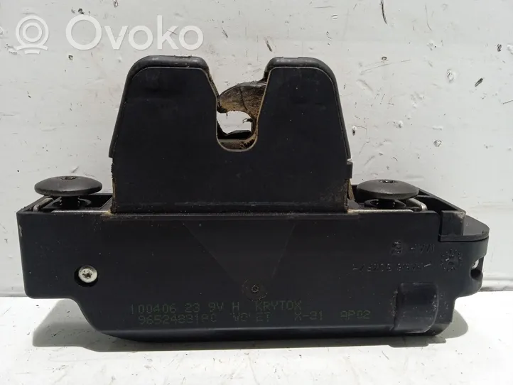 Citroen C5 Loquet de verrouillage de hayon 9652483180